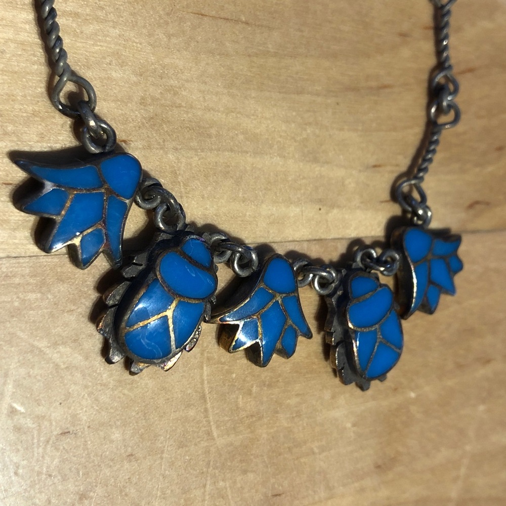 Silver and Turquoise Necklace